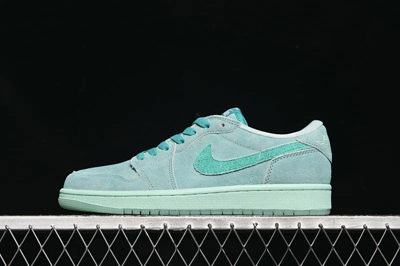 All categories Air Jordan Jordan series basketball shoes Air Jordan 1 Low Air Jordan 1 Low "Washed Teal" AJ1 Joe 1 washed celadon low-top cultural casual sneakers HQ8111-300